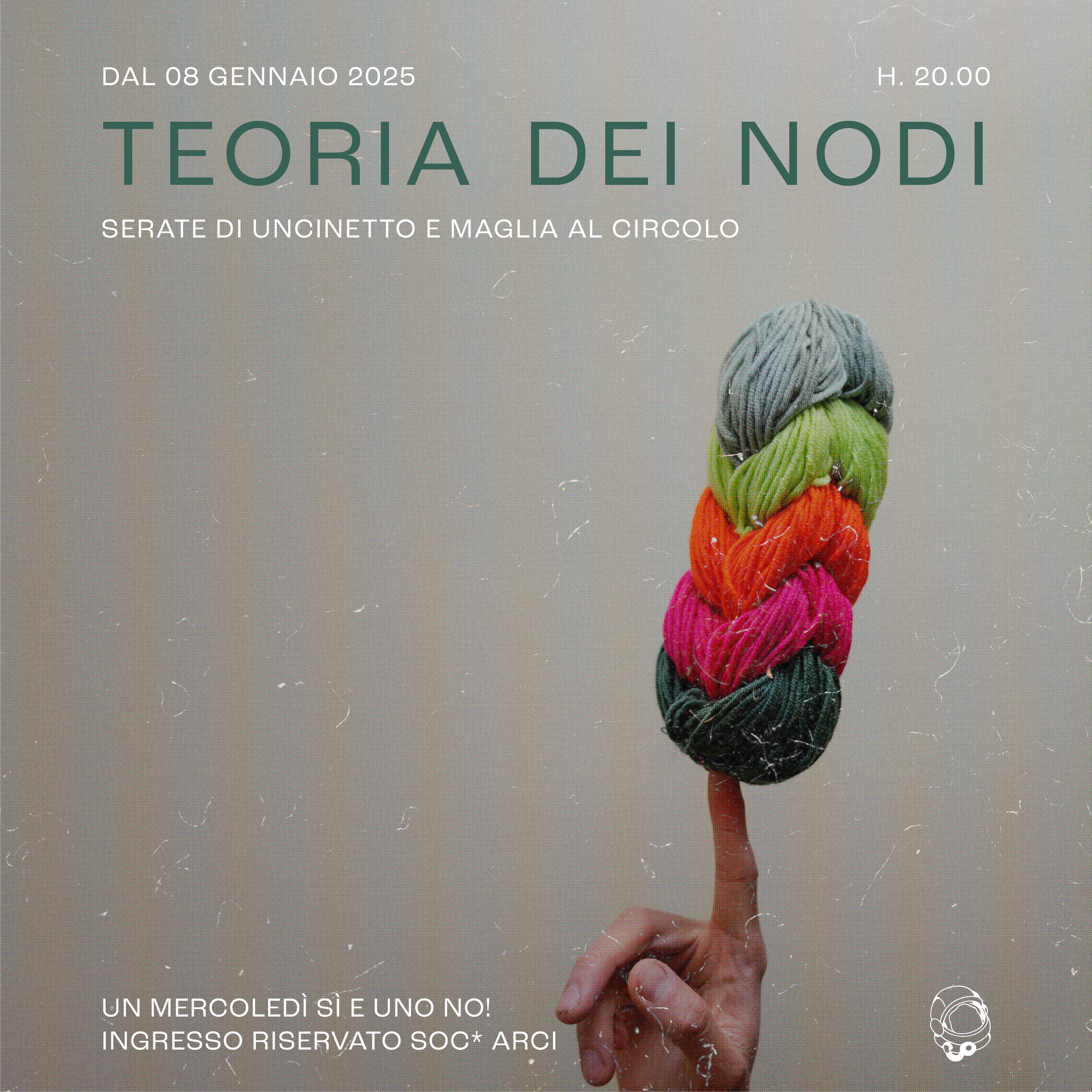 Teoria dei Nodi: serate di uncinetto e maglia al Circolo