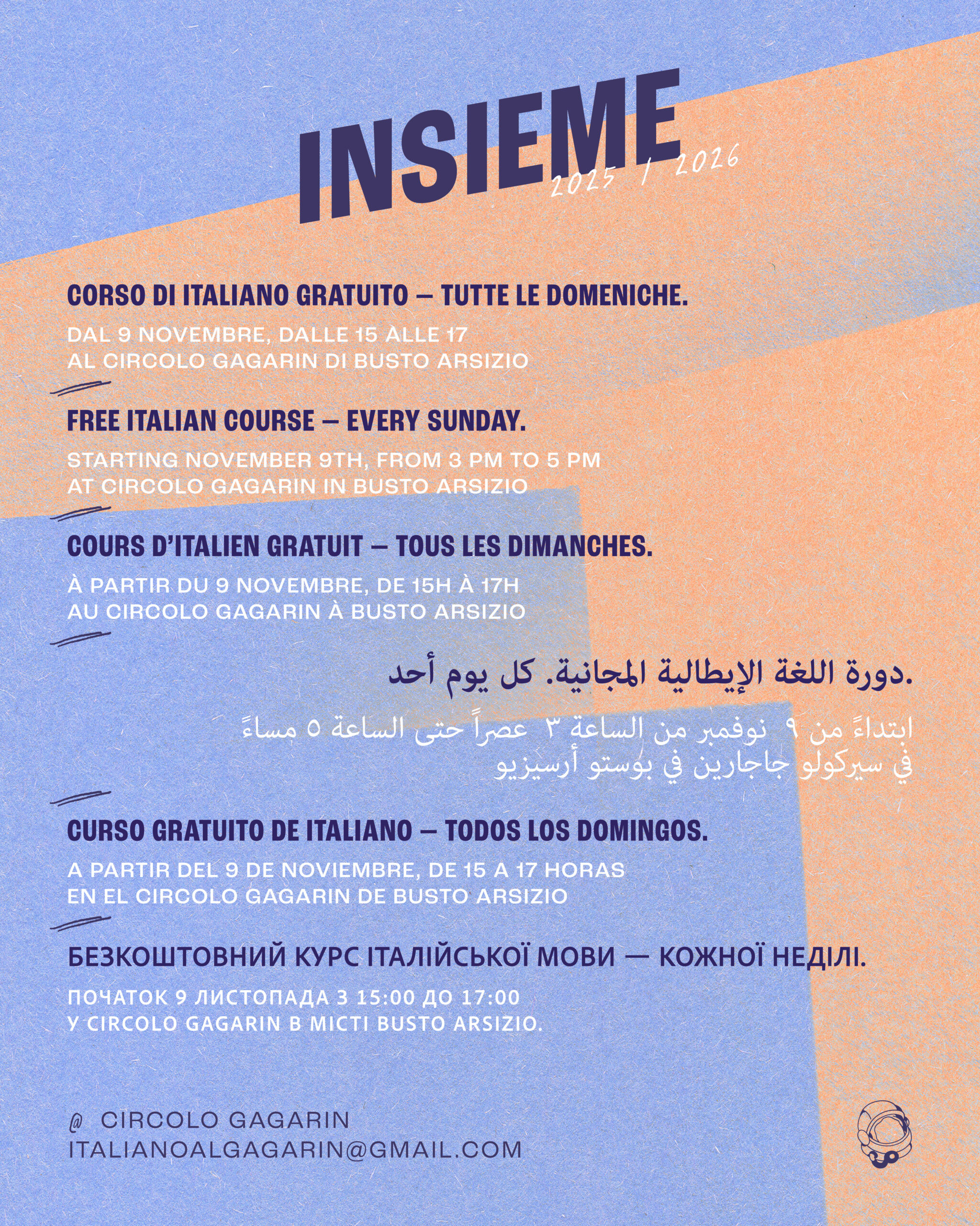 Insieme, la Scuola di Italiano del Circolo