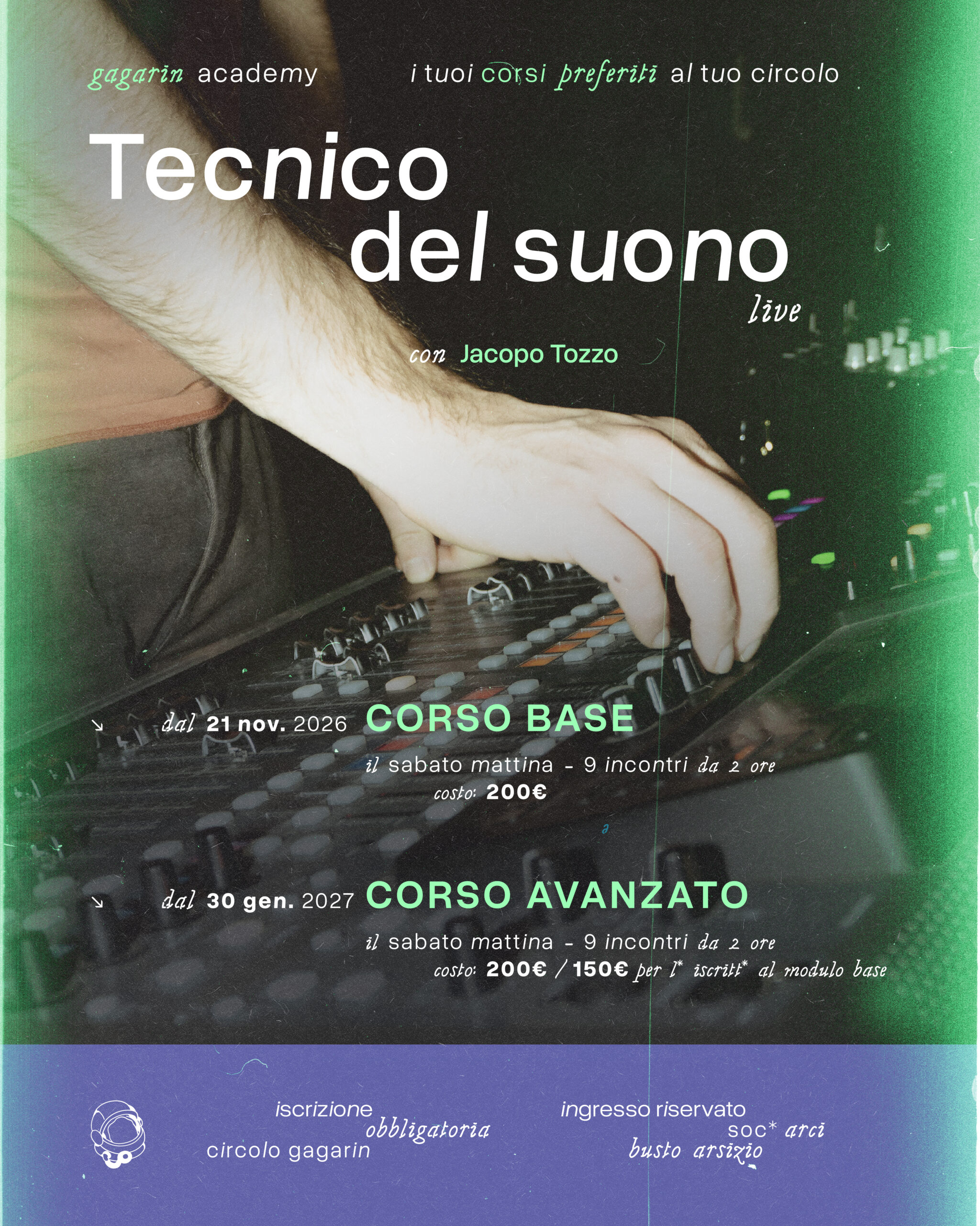 Corso di Tecnico del Suono Live